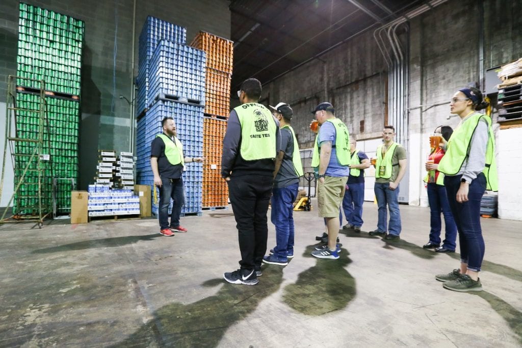 Heavy Seas Brewing Co's production area