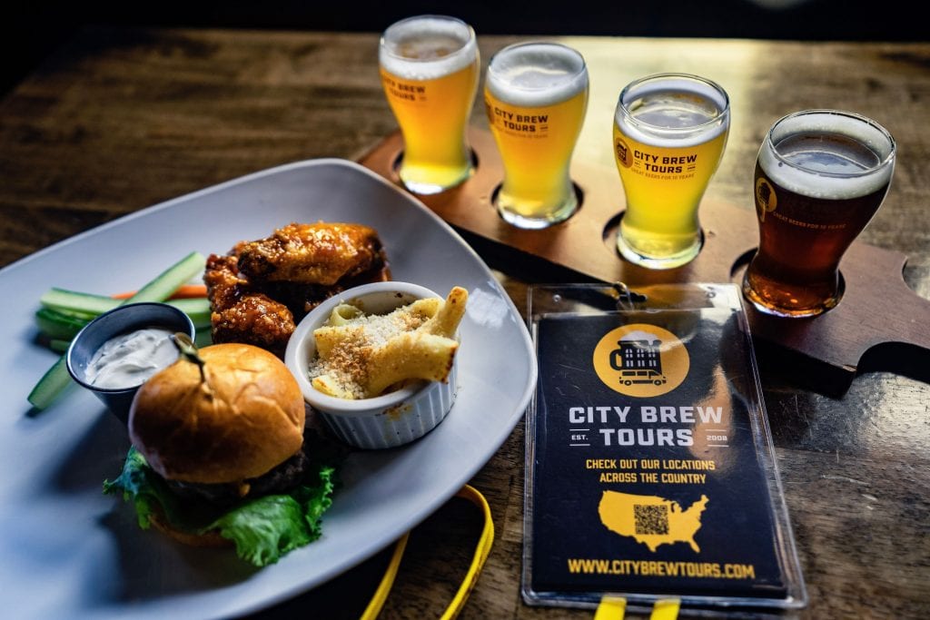 Beer and meal pairing with City Brew Tours