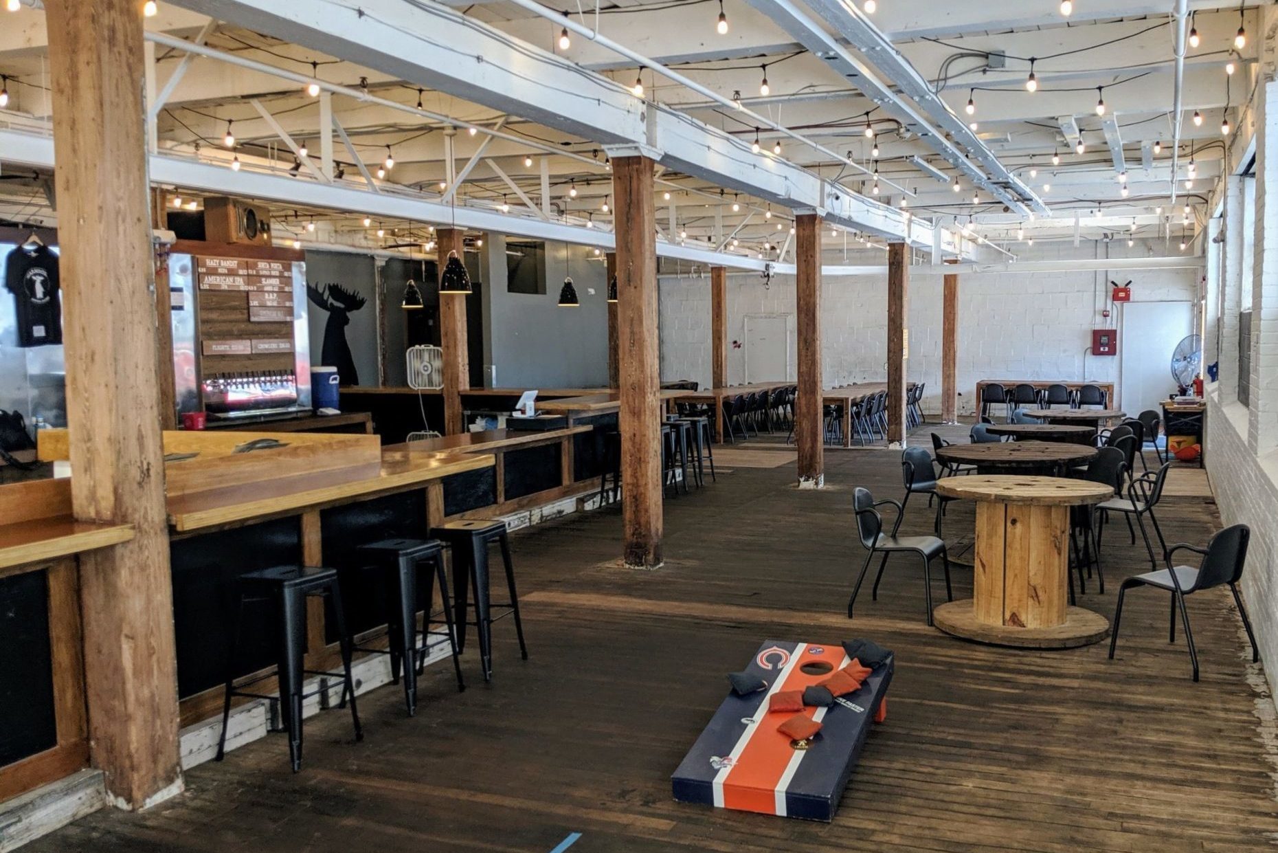 BearMoose Brewing's taproom in Boston, MA