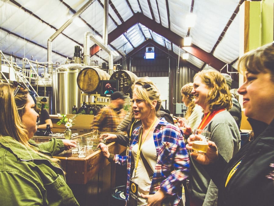 Fiddlehead Brewing Company's taproom