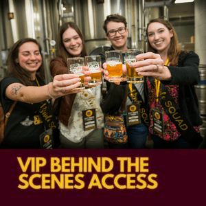 VIP behind-the-scenes access with City Brew Tours 