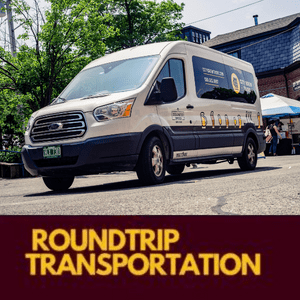 City Brew Tours provides roundtrip transportation
