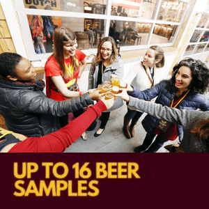 Sample up to 16 beers 