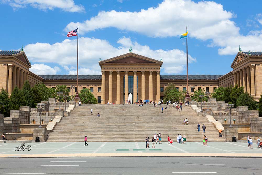 Philadelphia Museum of Art and Rocky Steps