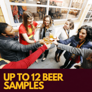 Up to 12 beer samples