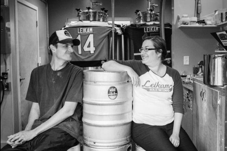 Sonia Marie and Theo Leikam in Leikam Brewing